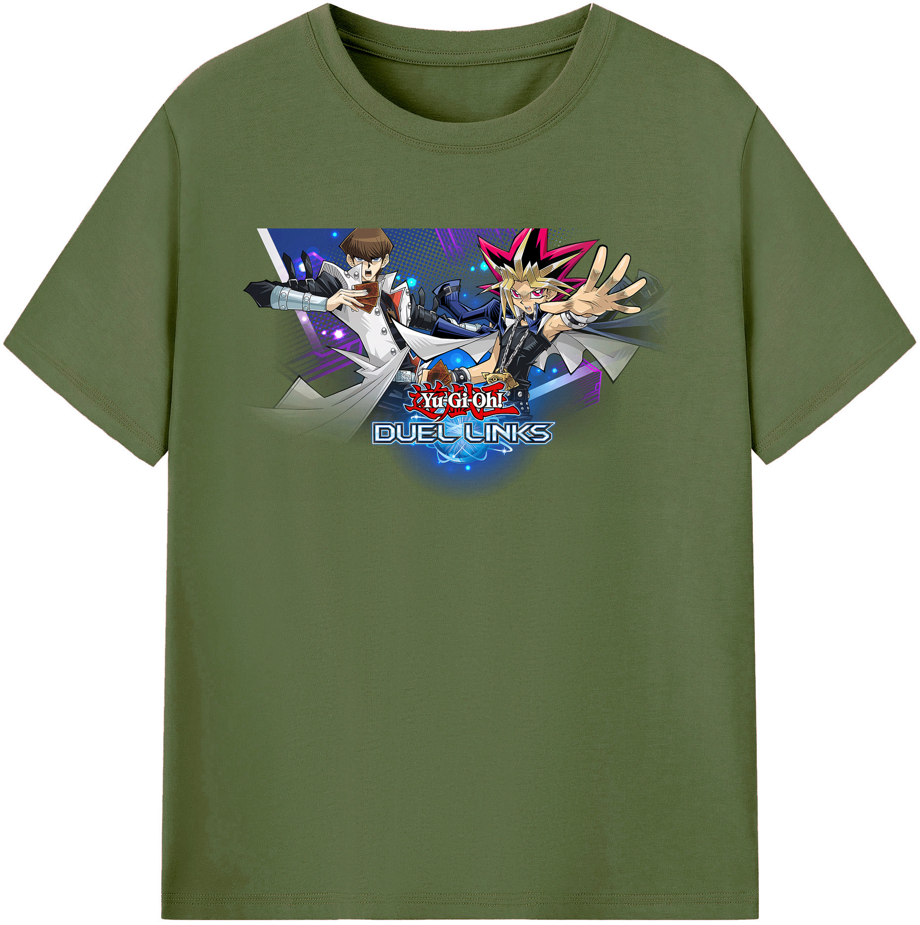 （画像用） 遊☆戯☆王 Yu-Gi-Oh! 綿100％半袖Tシャツ（フロントプリント）